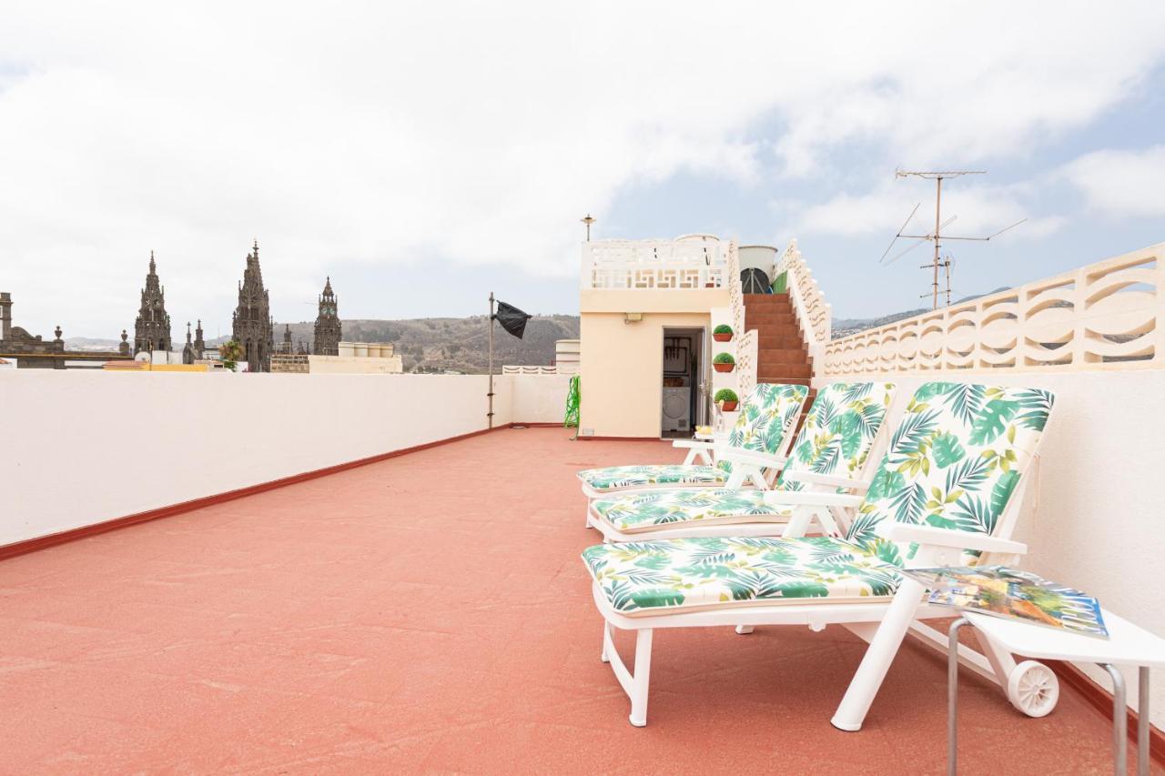 Homeforguest New Duplex With Rooftop Next To Arucas Cathedral Exterior photo